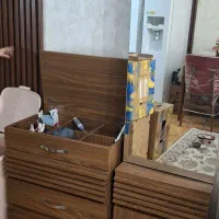دراور سه کشو همراه با ایینه قدی