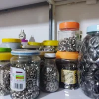 انواع دکمه فلزی. حلقه پانچی دکمه جین. پایه گان دوز