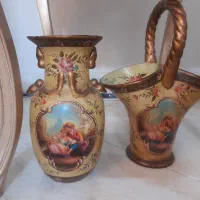 دو عدد گلدان