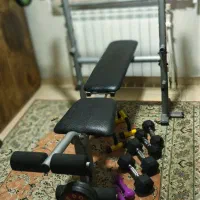 میز پرس چند حالته ، هالتر ، دمبل