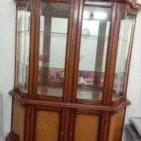 بوفه چوبی دو تیکه