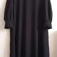 عبای کرپ خط دار