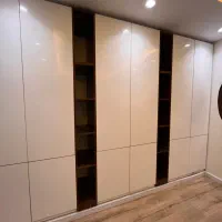 کمد دیواری کمد سفید کلیف تیره