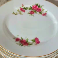 حراج ظروف گلسرخی گل سرخ و ظروف قدیمی آنتیک