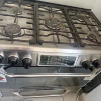 اجاق گاز فر دار ۵ شعله پیلوت درحد نو کاملا سالم