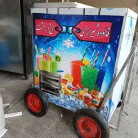 طبقهشیشه یخ دربهشت یخچال کاسه تاپینگ بستنی فالوده