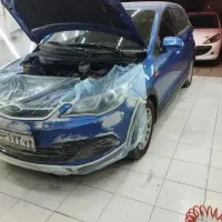 سپر سازی ونقاشی ماشین تعمیر چراغ