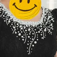 جواهر دوزی روی لباس کار دست روی لباس