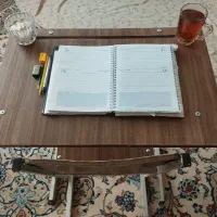 میز تحریر چوبی به همراه زیر میزی و صندلی