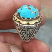 انگشتر نقره فیروزه نیشابور