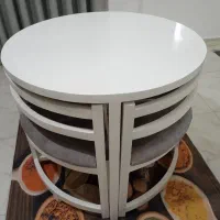 میز ناهار خوری 4نفره کمجادر حد نو