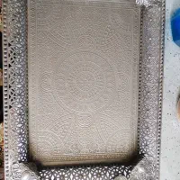 دوعدد سینی پذیرایی جنس سیلور