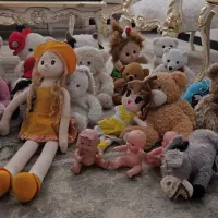 تعدادی عروسک خارجی در حد نو