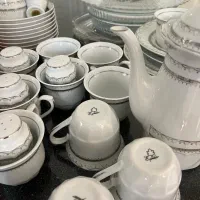 سرویس چینی ۱۲ پارچه زرین مدل سپیدار