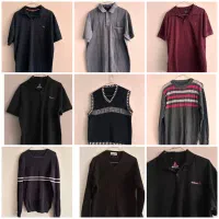 تعدادی تیشرت و بافت مردانه یکجا بفروش می رسد