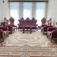 مبلمان نه نفره کلاسیک باسه تاعسلی