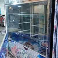 یخچال فریزر ویترینی ایستاده تاپینگ آبسردکن کارکرده