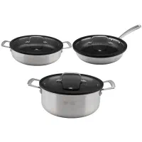 قابلمه و تابه تک استیل کف لیزری MGS/ام جی اس شیراز