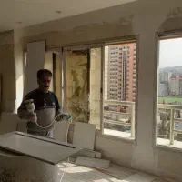 رنگ آمیزی پلی اورتان کابینت رومی و نقاشی ساختمان