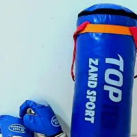 کیسه بوکس همراه با دستکش بوکس