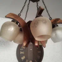 لوستر چوبی