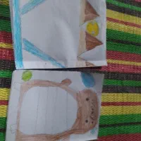دو عدد دفتر نقاشی دست ساز
