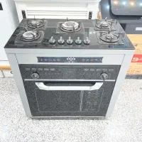 اجاق طرح فر رویه شیشه کارکرده