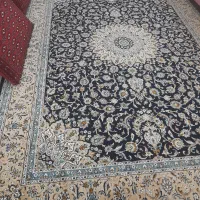 دو دعدد فرش سورمه ایی ماشینی مشهد تمیز