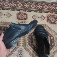 کفش نیم بوت چرم مشکلی
