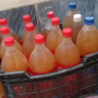آب قوره و خیار شور