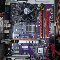باندل مادربرد کاملا تمیز و خیلی کم کارکرد ddr2