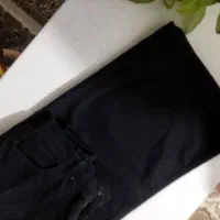 شلوار وایدلگ جین مشکی