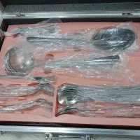 سرویس قاشق چنگال ۲۴ نفره چمدانی