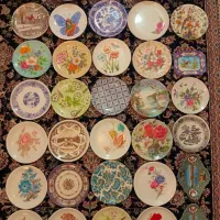 دیوارکوب قدیمی ملامین و چینی