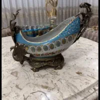 کشکول و میوه خوری چینی برنز اصل آنتیک