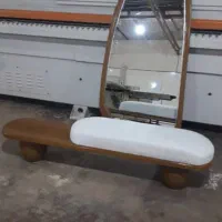 آینه و پاف پایه توپی