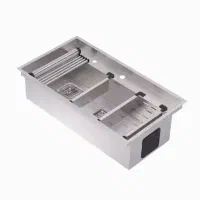 سینک ظرفشویی استیل دستساز سایز d90برند هود