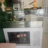 یخچال جلو ویترینی بالا تاپینگ سرد