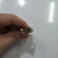 انگشتر اوپال سبز چند رنگ