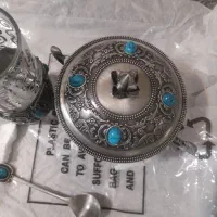سرویس ۱۴ پارچه پیوتر نگین دار
