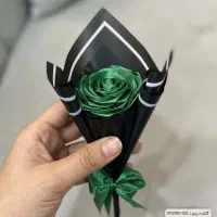 تک شاخه روبانی یشمی جذاب مناسب کادو و هدیه