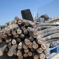 کابل دینام سوخته کتاب دفتر سیم مسی(  الو )ضایعات