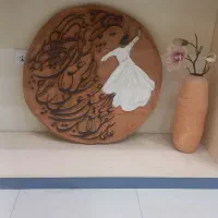 کتیبه سفالی مولانا ۷۰سانت جهت هتل ورستوران