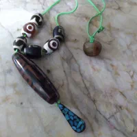 توگردنی خاص،سنگ و مهره طبیعی،شجر مصورطبیعی