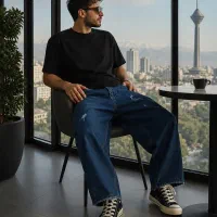شلوار جین بگ‌ سایز ۳۸