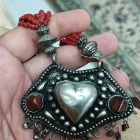گردنبند مرجان قدیمی کلکسیونی