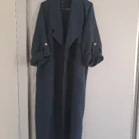 مانتو  کتی  بلند سرمه ای