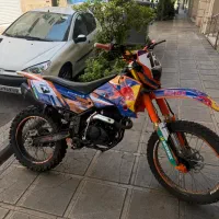 موتور تریل فلات طرح کی تی ام ktm 250