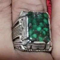 انگشترفیروزه نقره ۹۲۵