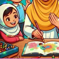 آموزش نقاشی فانتزی  کودکان